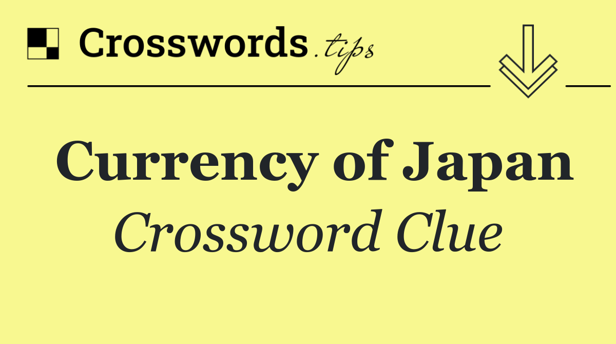 Currency of Japan