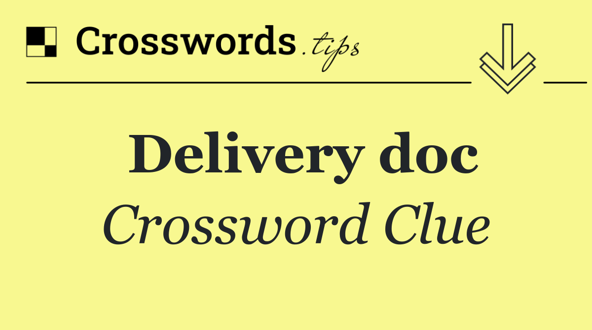 Delivery doc