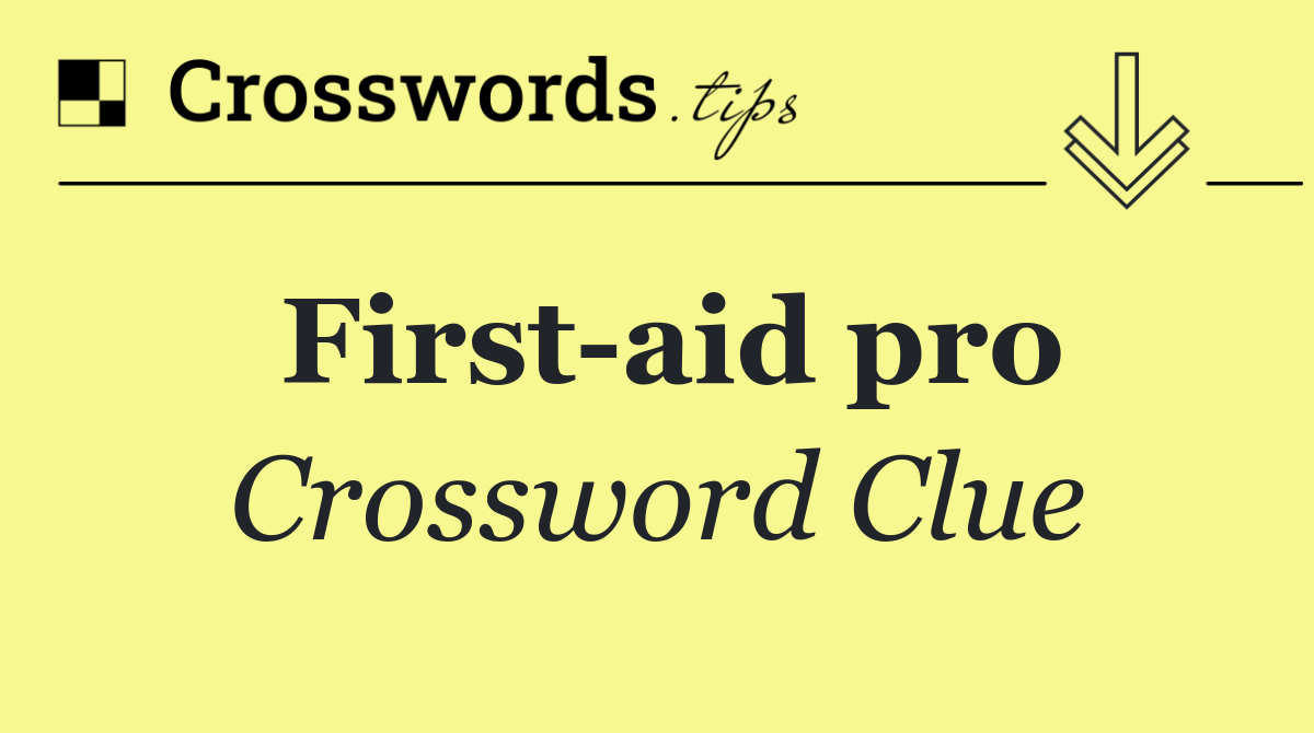 First aid pro