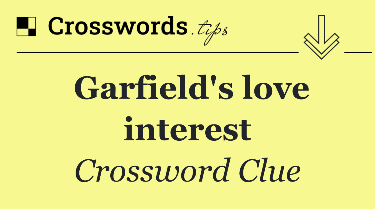 Garfield's love interest