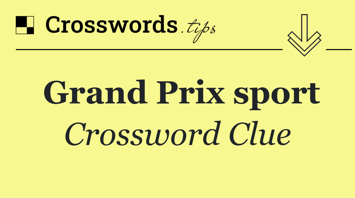 Grand Prix sport