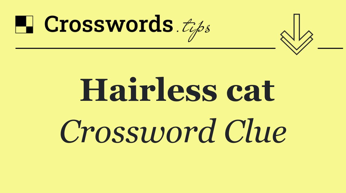 Hairless cat