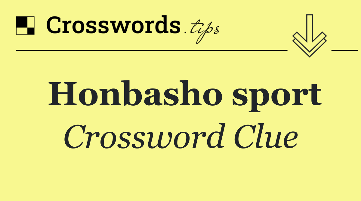 Honbasho sport