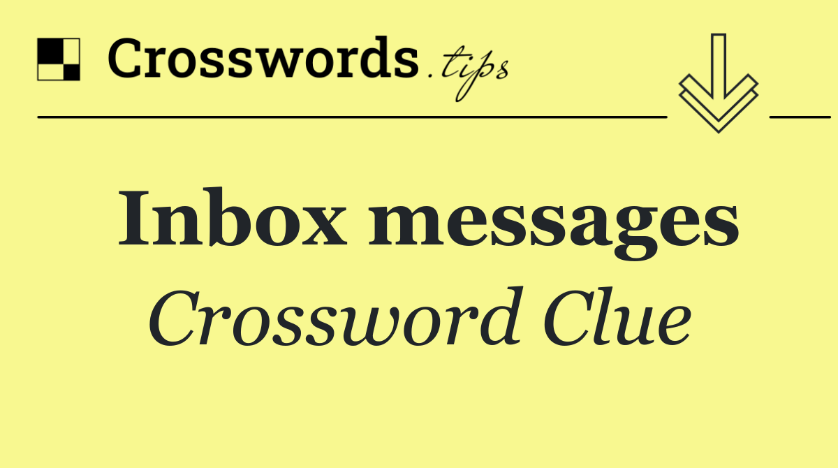 Inbox messages