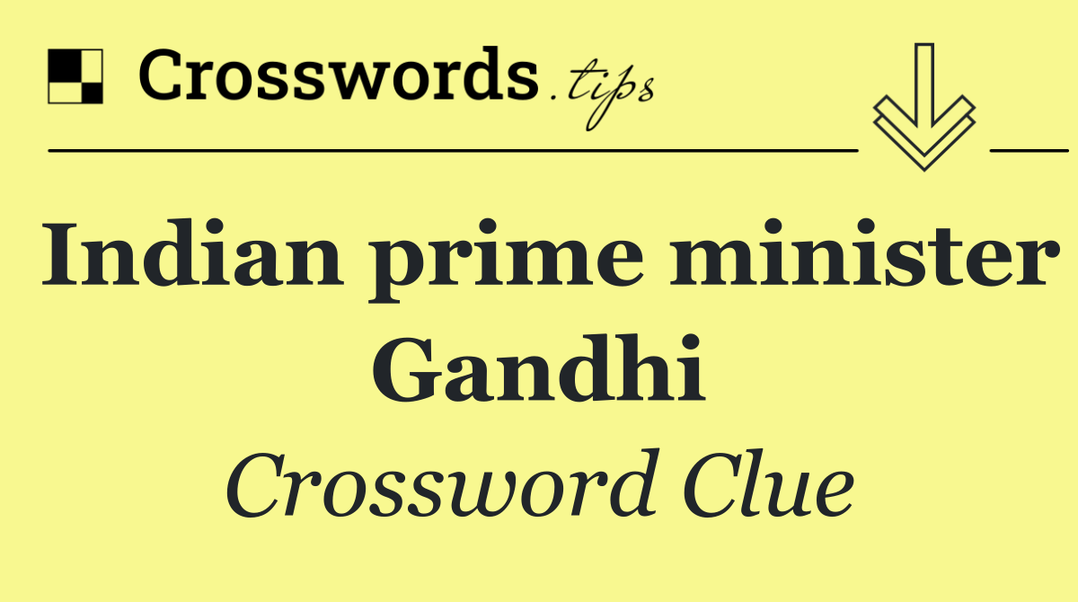 Indian prime minister Gandhi