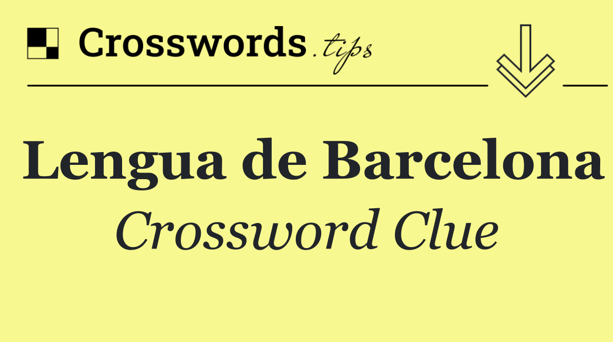 Lengua de Barcelona