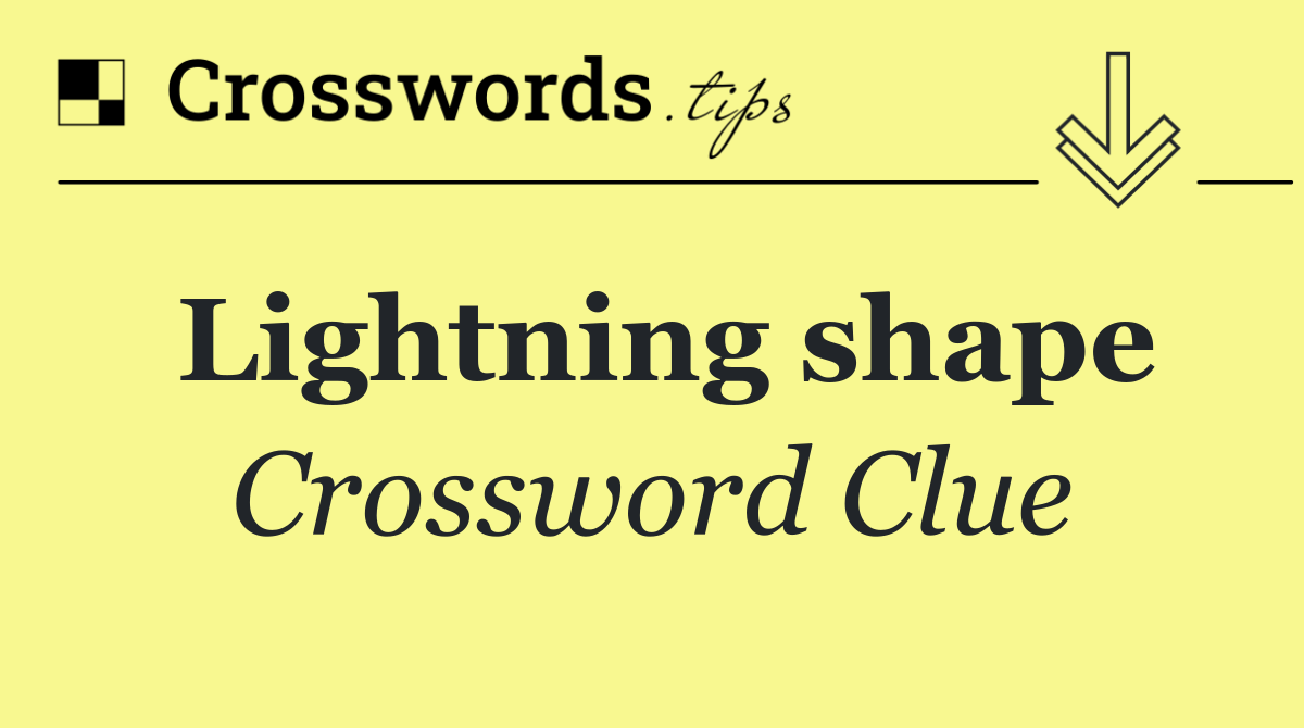Lightning shape