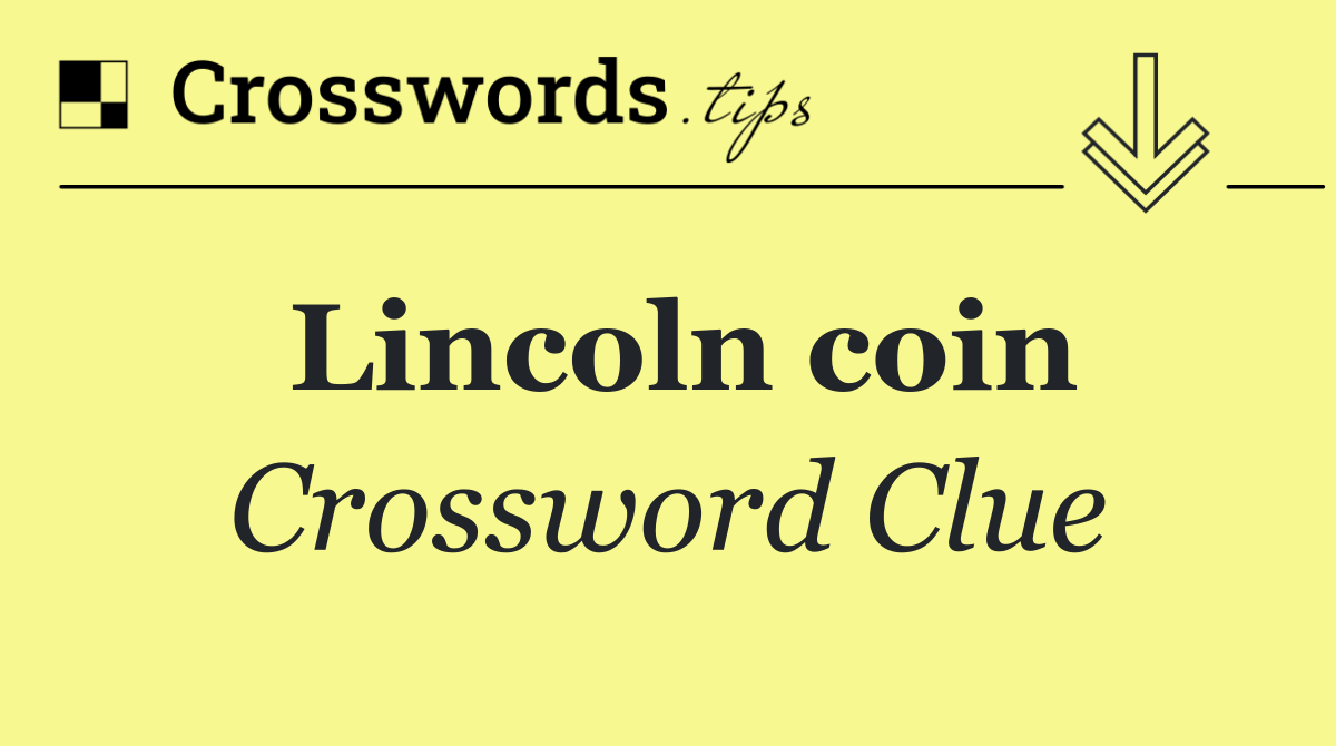 Lincoln coin