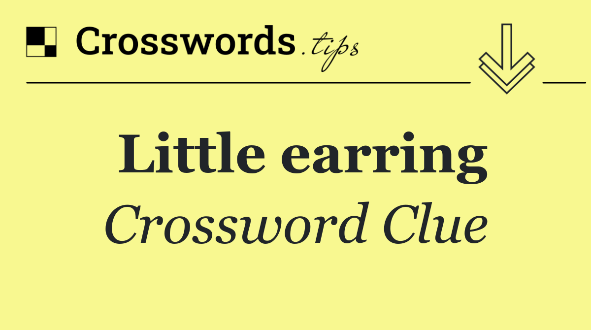 Little earring