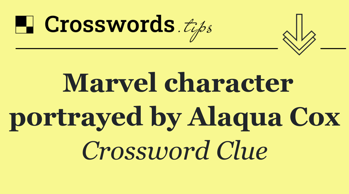 Marvel character portrayed by Alaqua Cox
