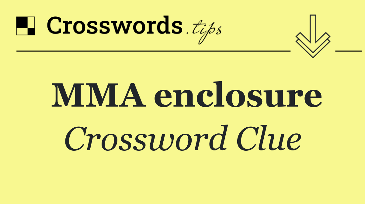 MMA enclosure