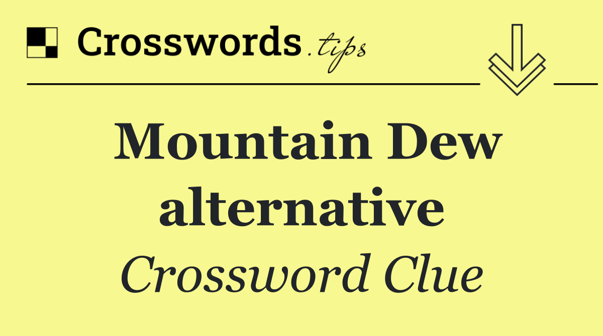 Mountain Dew alternative