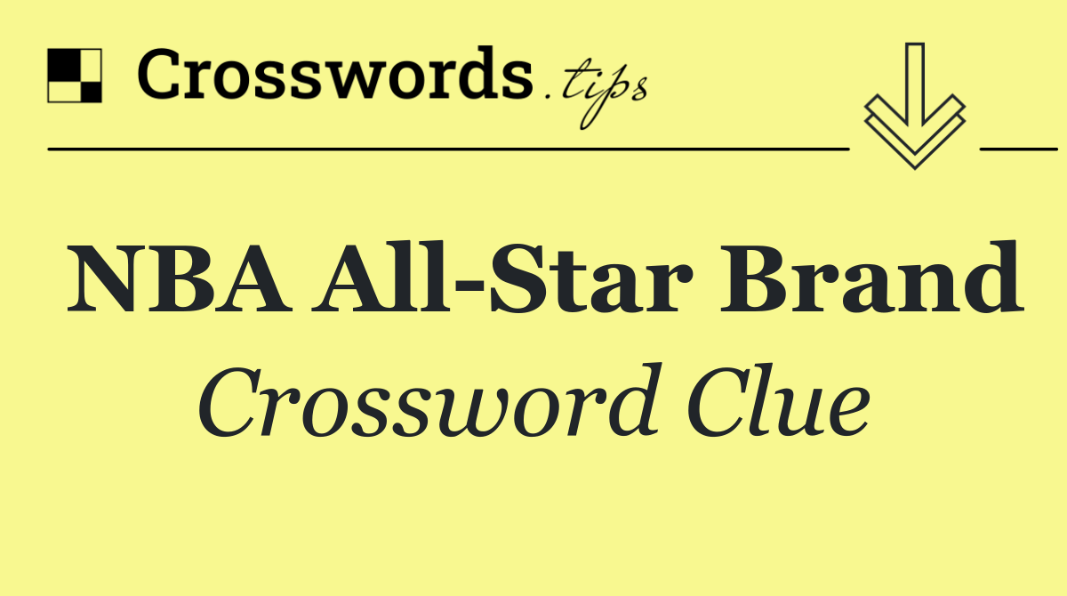 NBA All Star Brand