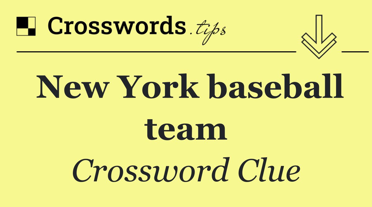 New York baseball team