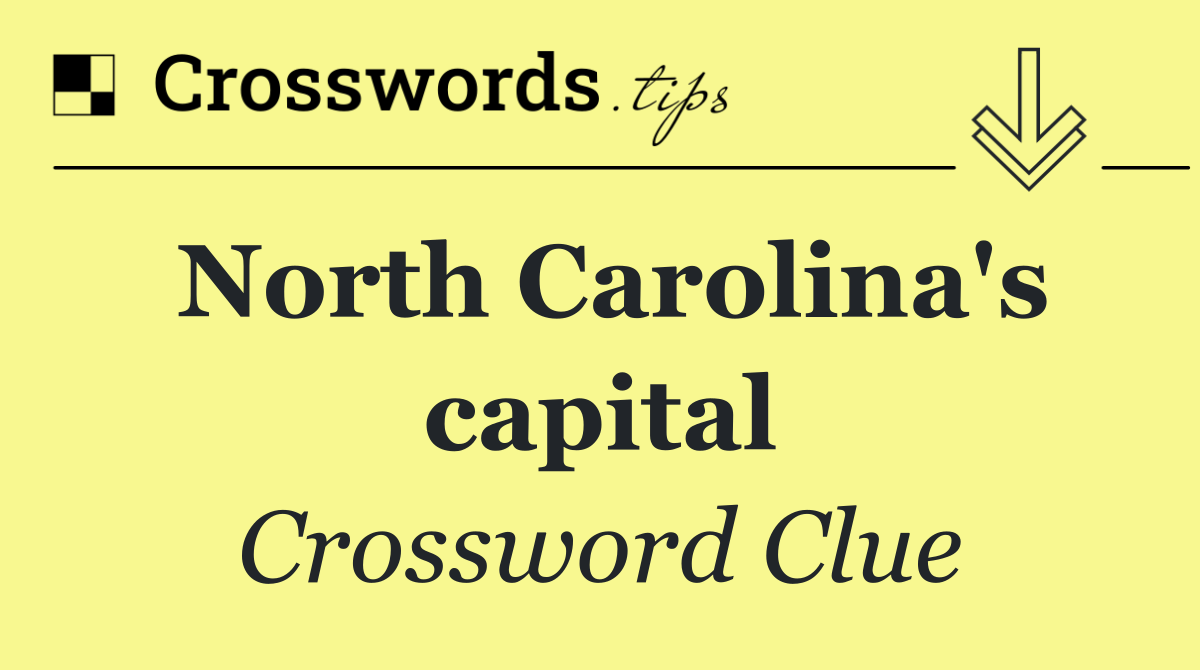 North Carolina's capital