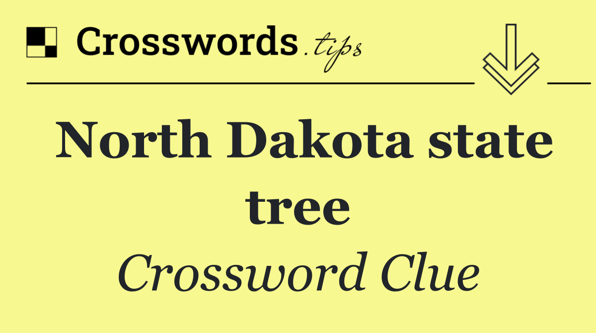 North Dakota state tree