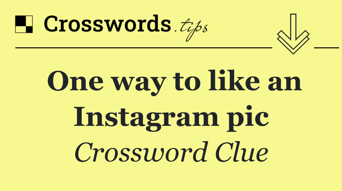 One way to like an Instagram pic