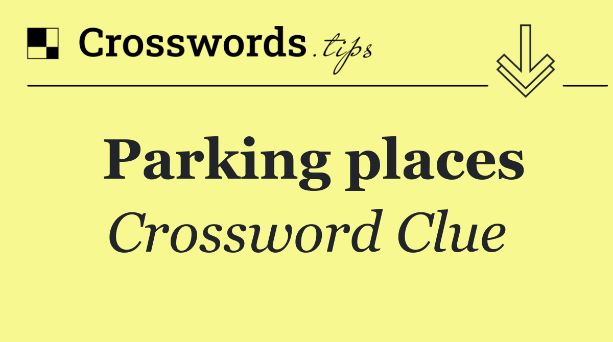 Parking places