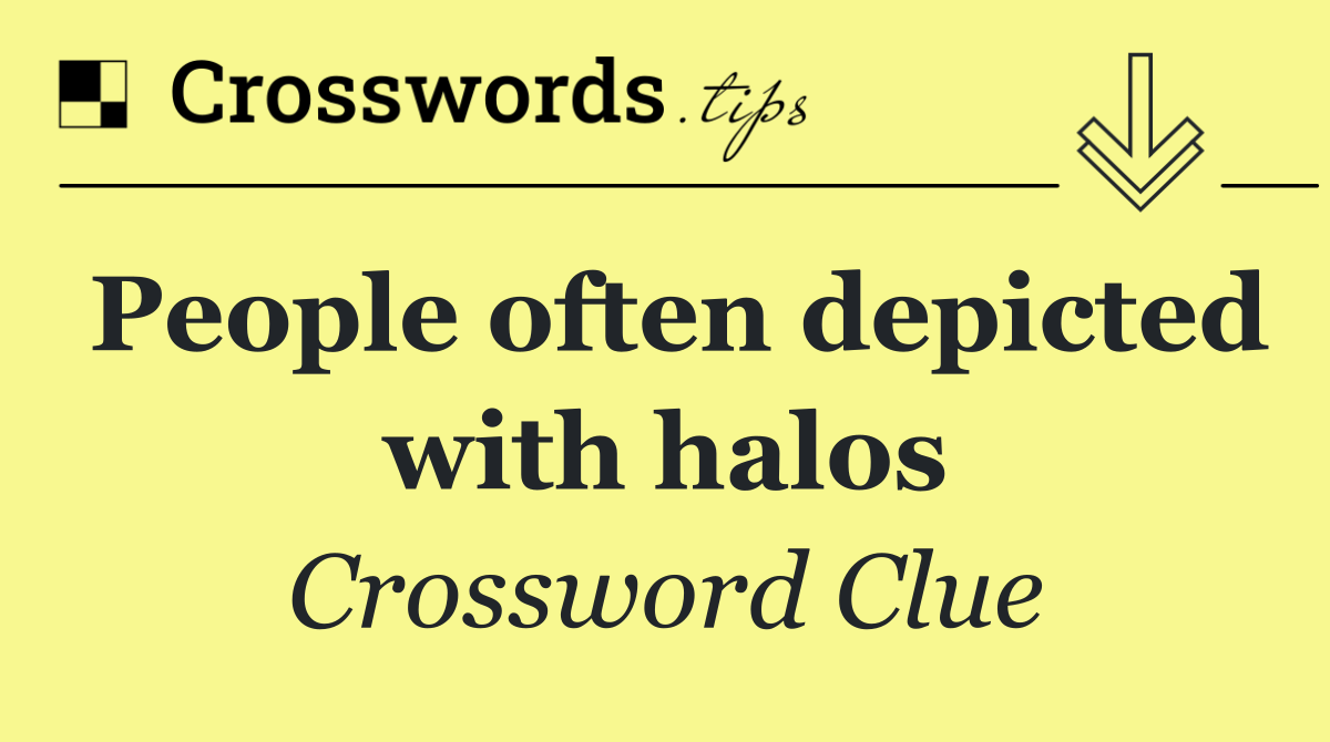People often depicted with halos