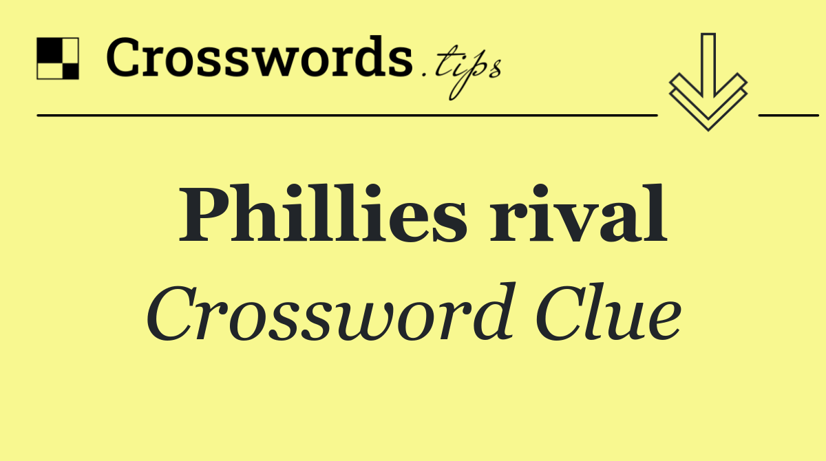 Phillies rival
