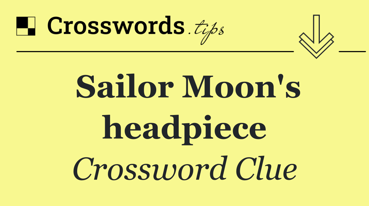 Sailor Moon's headpiece