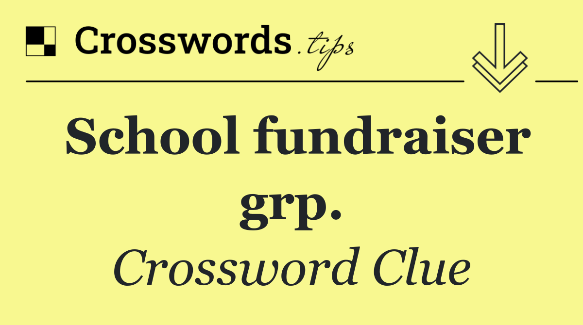 School fundraiser grp.