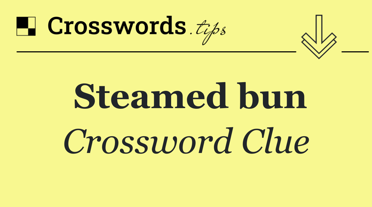 Steamed bun