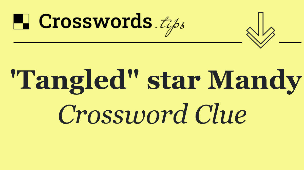 'Tangled" star Mandy