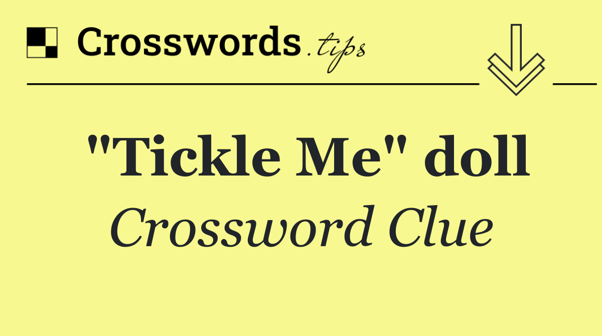 "Tickle Me" doll