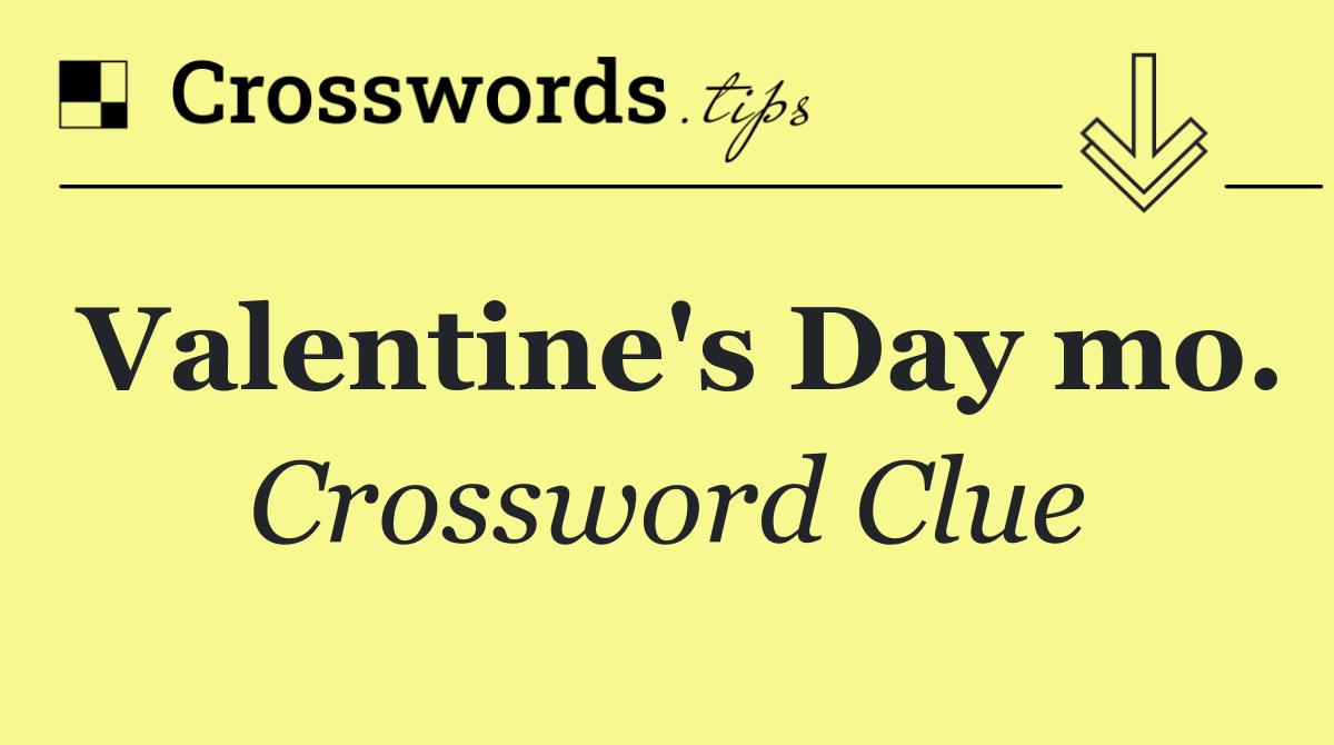 Valentine's Day mo.
